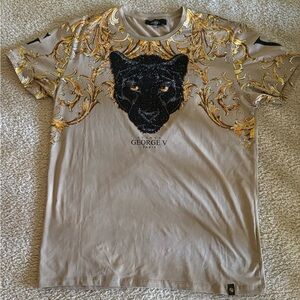 George V Paris Beige Panther T-Shirt